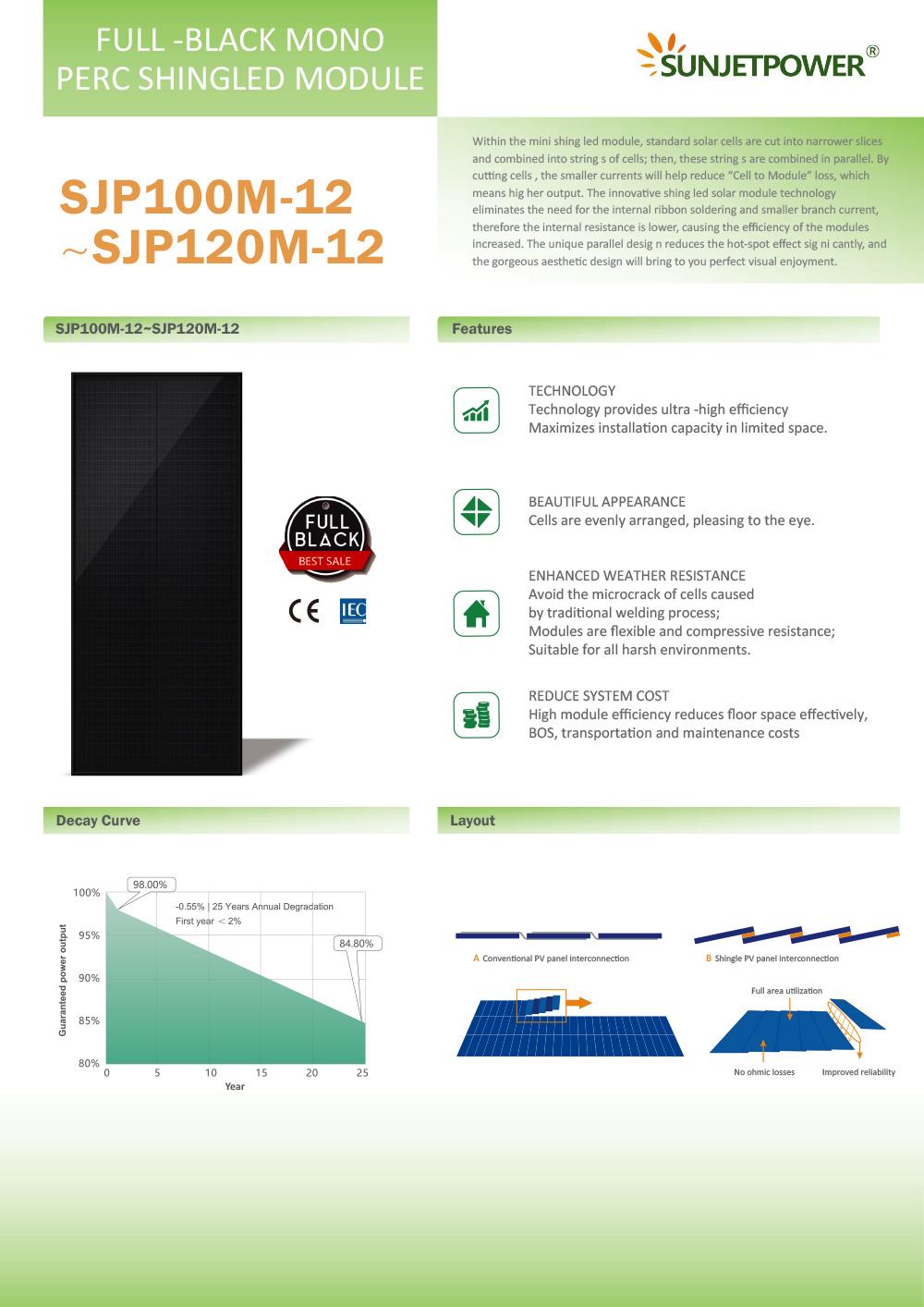 Gel Battery Monosilicon Panel for 5-7 Meter Installation Solar Light