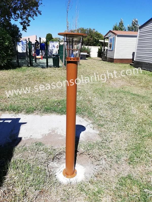 Bright 304 Stainless Steel Garden LED Lighting Outdoor Bollard Solar Lighting LED Lawn Light