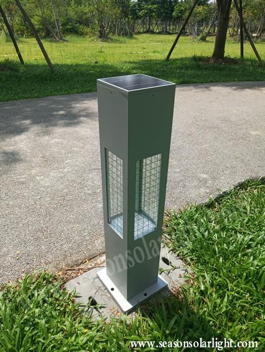 Landscape Lawn Square Pathway LED Lighting Solar Power Outdoor Garden Light with Warm+White LED Lamp