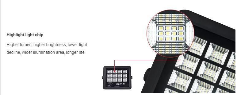 Bspro Manufacturer Wholesale Park 100W Green Energy LED Solar Flood Light