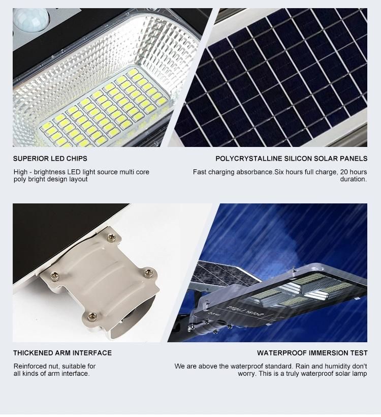 High Lumen Outdoor Power 120W 50W LED Solar Street Light