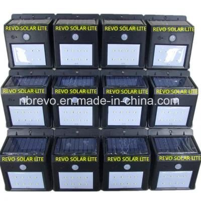 8LED Solar Powered PIR Motion Sensor Wall Light (RS2003-8)