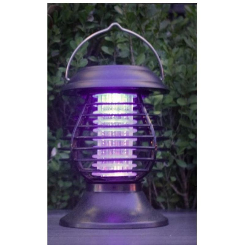 Waterproof Solar Mosquito Repellent Light Bug Zapper Hanging Mosquito Repellent Light Electronic Mosquito Zapper for Home Garden Wyz20509