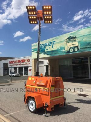120L Construction Hydraulic Mobile Diesel Generator Light Tower