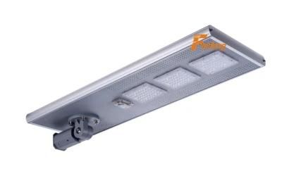 Integrated Solar Street Light Brightness Motion Sensor SMD ABS IP65 All in One Solar LED Street Light