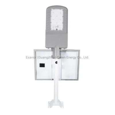 All in 2 LED Solar Street/ Flood Light with 180lm/W LED Lumen Efficiency
