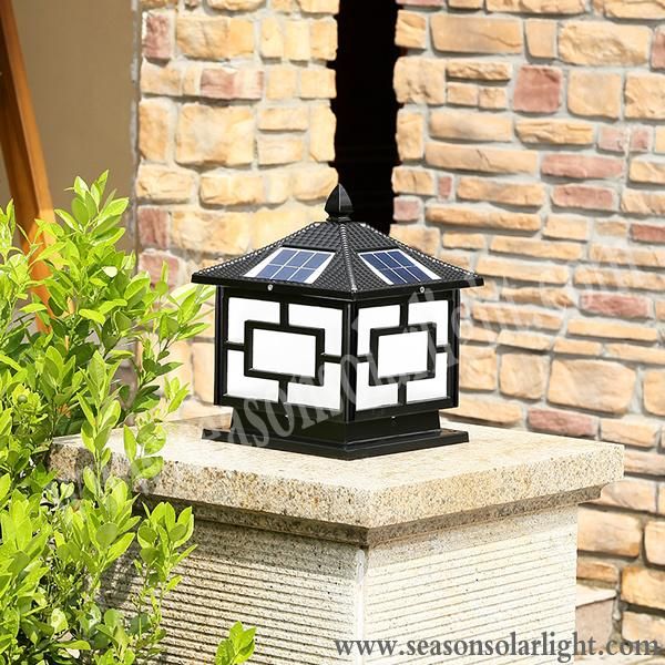 High Quality CE LED Energy Gate Lamp Landscape Solar Garden Light for Fence Pillar Post Lighting