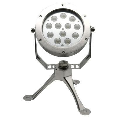 Waterproof IP68 12X1w LED 24VDC 316 Stainless Steel Underwater Spot Light