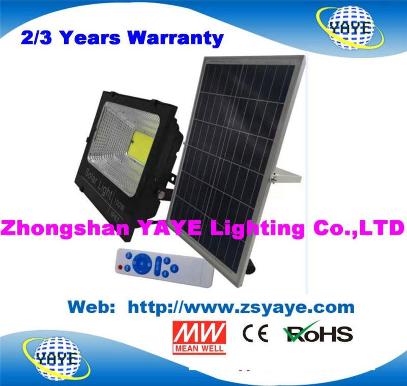 Yaye 2021 Hot Sell Outdoor IP67 COB 40W Solar LED Flood Light / 40W Solar LED Flood Lighting with 2/3 Years Warranty