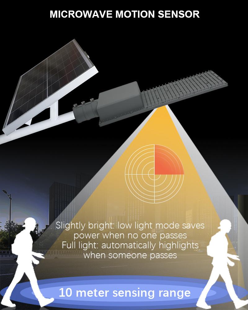 High Lumen IP65 Outdoor All-in-One Solar LED Street Light