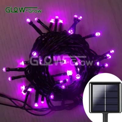 Pink IP44 Waterproof Outside Solar Powered Twinkle Fairy Light Decoration LED Light String for Home Garden Event Tree Park Lighting