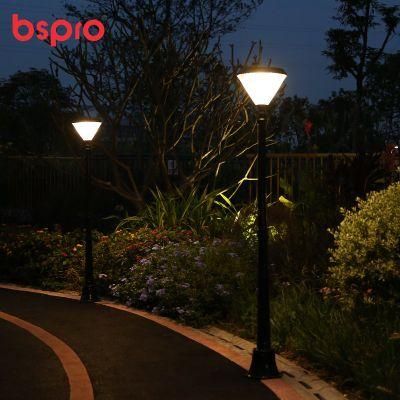 Bspro Manufacturer Yard Park Landscape IP65 Waterproof Outdoor Lighting LED Solar Garden Light