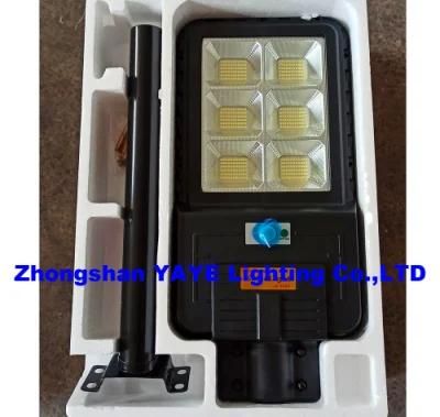 Yaye Hottest Sell High Quality 300W Outdoor All in One Solar LED Street Garden Road Light with Stock 500PCS &amp; Available Watts: 300W/400W/500W