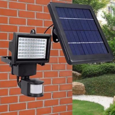 Motion Sensor Walls Lamp Outdoor Exterior Wall Solar Powered LED Light