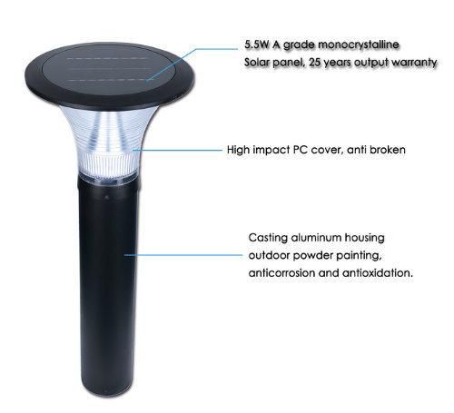 Solar Light for Garden Solar Bollard Waterproof IP65