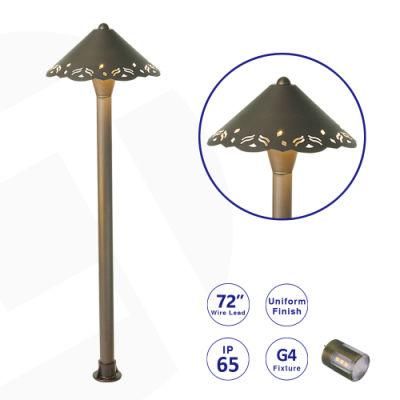 LED Pathway Light with Beautiful Hat for Shining and Adding Security to Outdoor Spaces