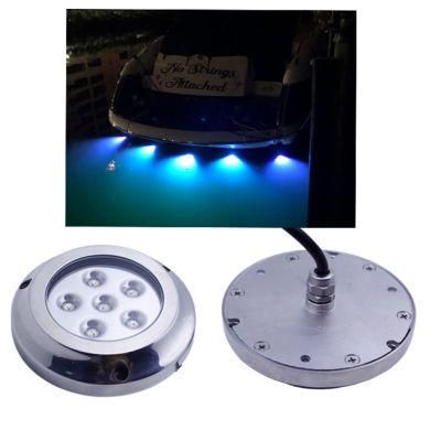 High Output 36W Marine Grade 316 Stainless Waterproof RGBW Boat Underwater Transom LED Light