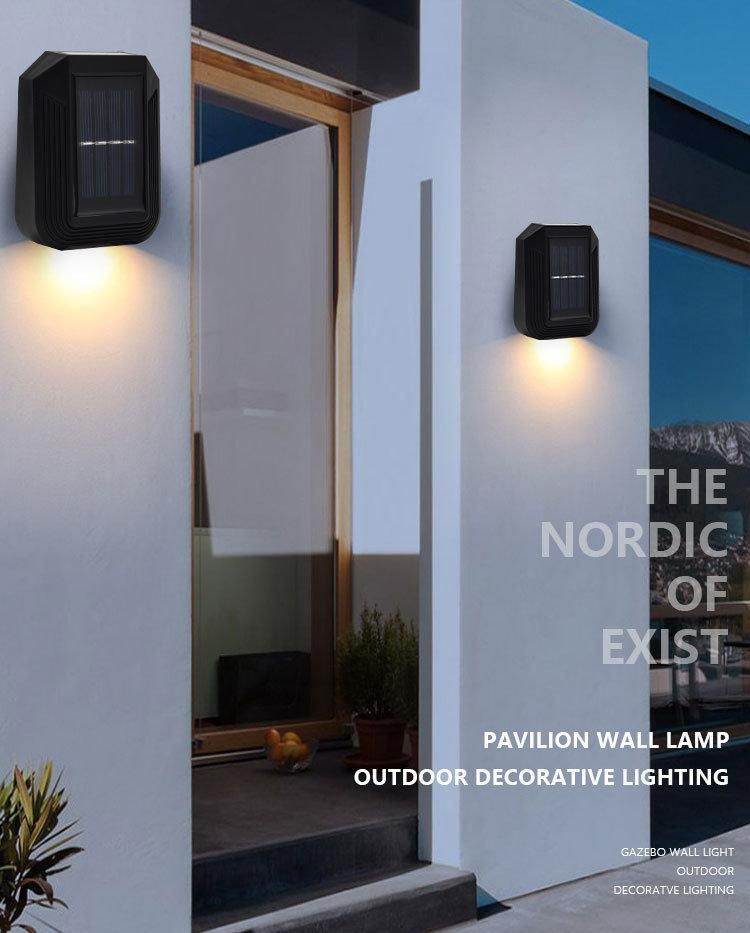 6 LED Outdoor Lighting Garden Decoration Solar Wall Lights