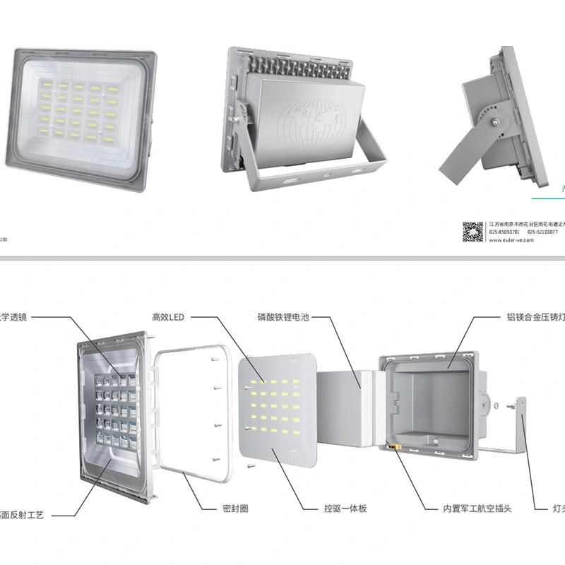 120W 5000lumen Solar Wall Light Poly Outdoor Solar Street Light with Lithium Battery 8-10m Installation Height