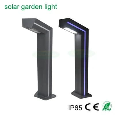 Alu. Outdoor Decoration Light 6W Garden Pathway Solar Light with Warm LED Light &amp; LED Strip Lighting