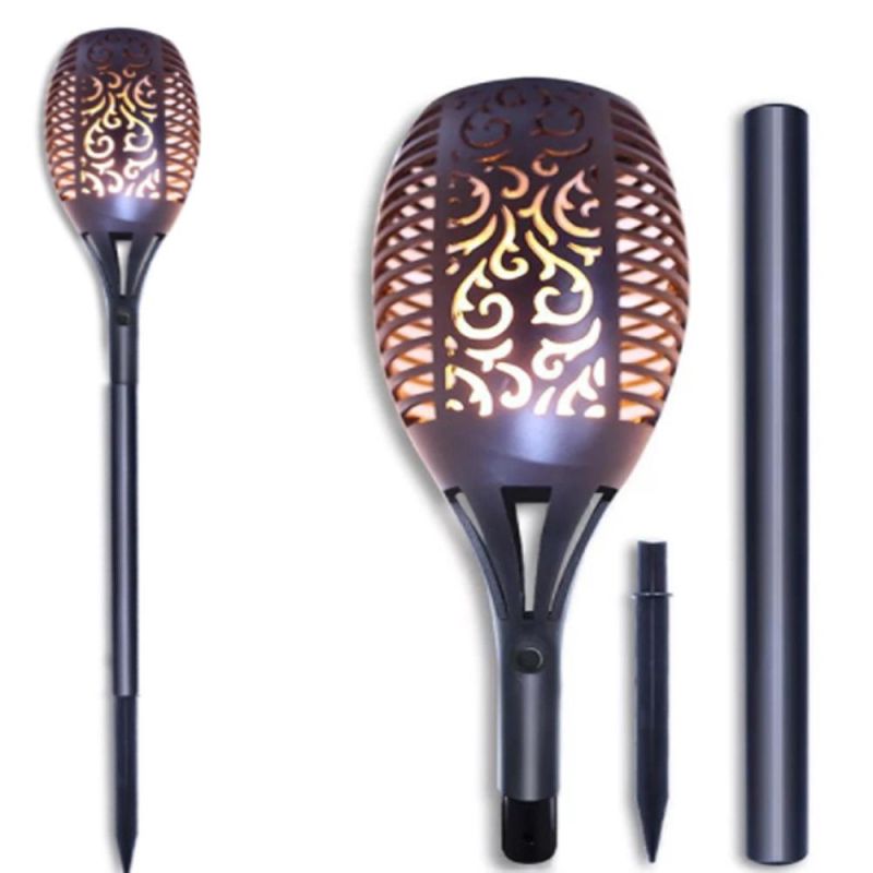 12V 96LED Outdoor Lighting Solar Torch Light for Christmas