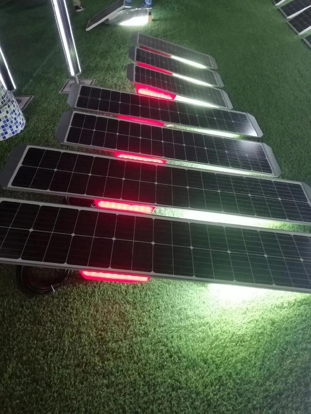 Outside Decorative RGB LED Parking Lot All in One Solar Power Street Light