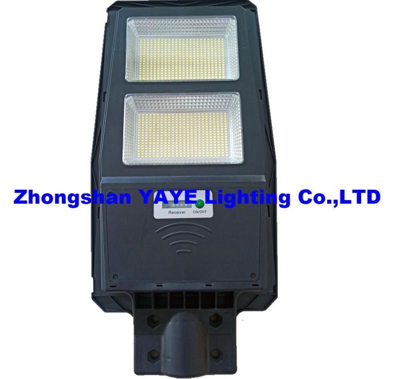 Yaye 2022 Hottest Sell 400W All in One Solar LED Street Road Wall Garden Lamp with Remote Controller/ Human Radar Sensor / 1000PCS Stock (YAYE-22SLSL400WC)