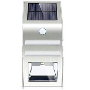 Hot-Sellling Stainless Steel Great Garden Alley Solar Sensor LED Security Wall Lights