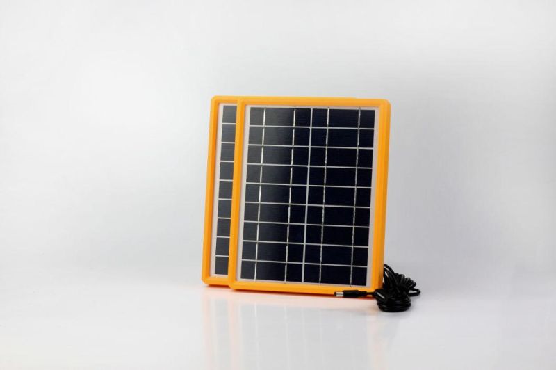 FM Radio/MP3/Bluetooth/Portable 10W Solar DC Energy Systems Solar Power Generator System with Lithium Battery for Use in Home and Outdoor