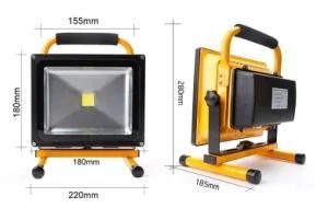 Outdoor IP65 Emergency 20W Portable LED Flood Light