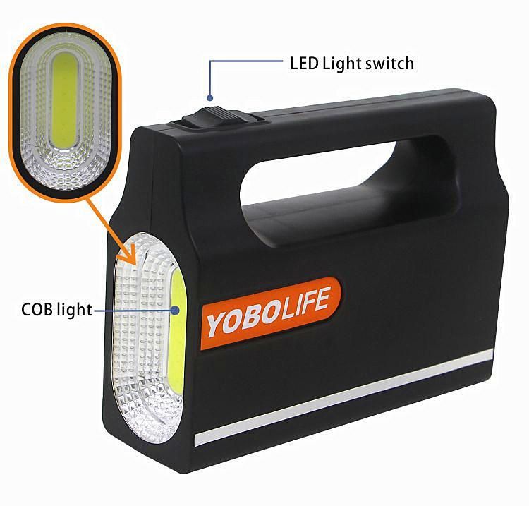Yobolife Solar Light with 3 LED Bulbs