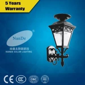 High Quailry Rechargeable LED Plastic Solar Wall Light