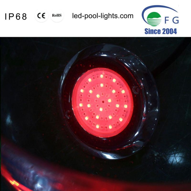 New All-in-One Resin Filled 316 Stainless Steel 6-35W RGB Swimming Pool LED Underwater Light