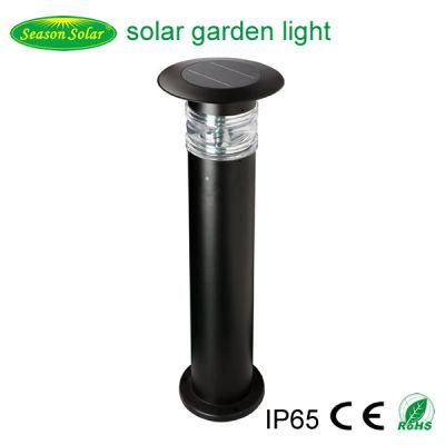 Smart Recontrol LED Garden Lighting Post Outdoor Solar Bollard Light with Solar Panel System