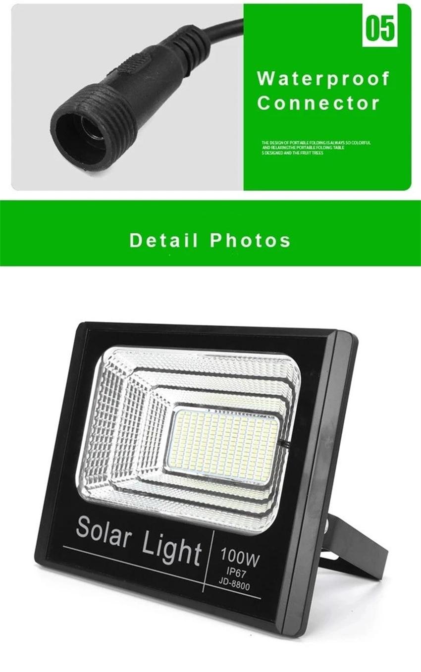 IP67 Energy Saving Outdoor 60W 4500lm Solar LED Flood Lighting