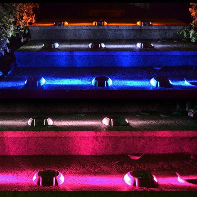 LED Solar Driveway Light/Solar Deck Light/Outdoor Waterproof Dock Lighting/Solar Pathway Stair Light