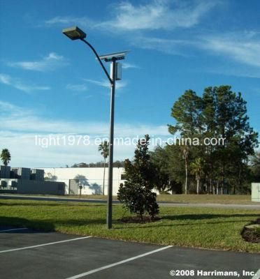 40W Solar LED Outdoor Light with 6m Q235 Steel Pole