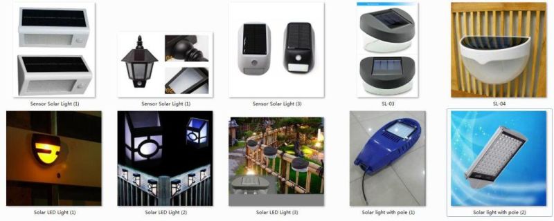 LED Solar Fence Light, Garden Light