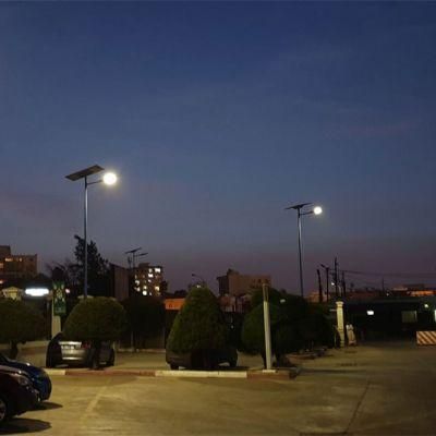 6m30W Outdoor Split Solar Street Light with High Lumen LED Chips CE ISO Certificated Outdoor Street Lighting