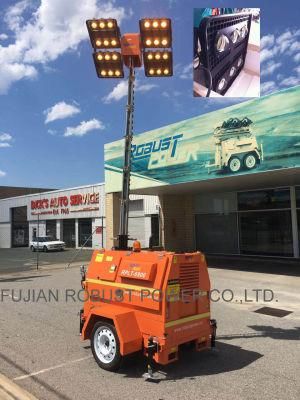 Rplt-6900 LED Mobile Lighting Tower with Kubota Engine