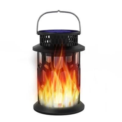 2022 Hot Selling Solar Candle Lantern Outdoor Waterproof Flame Hanging Decorative Garden Light