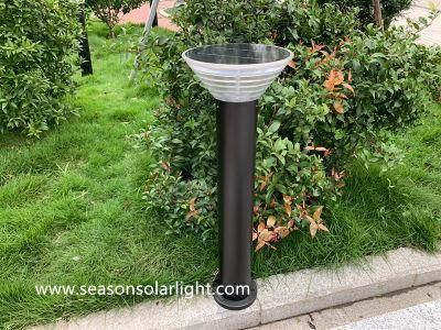 High Power Waterproof IP65 Garden Solar Lights Decorative Solar Bollard Lamp with Smart LED Light Lamp