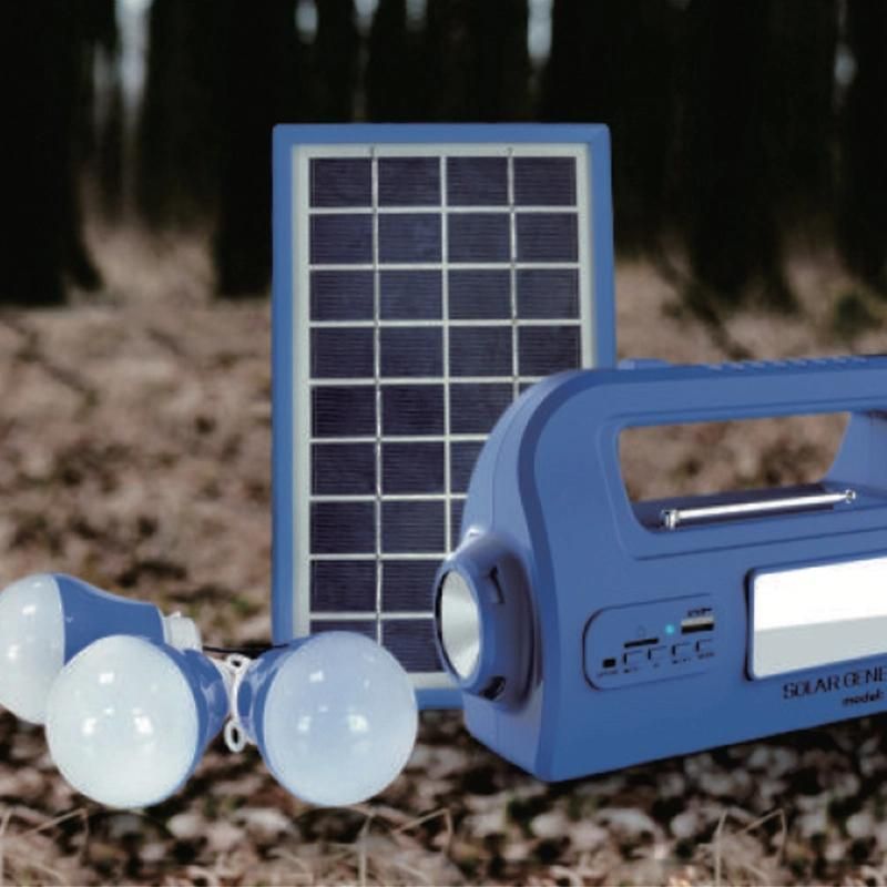 Portable Solar Generator 3W Power Supply with Solar Panel for Power Supply