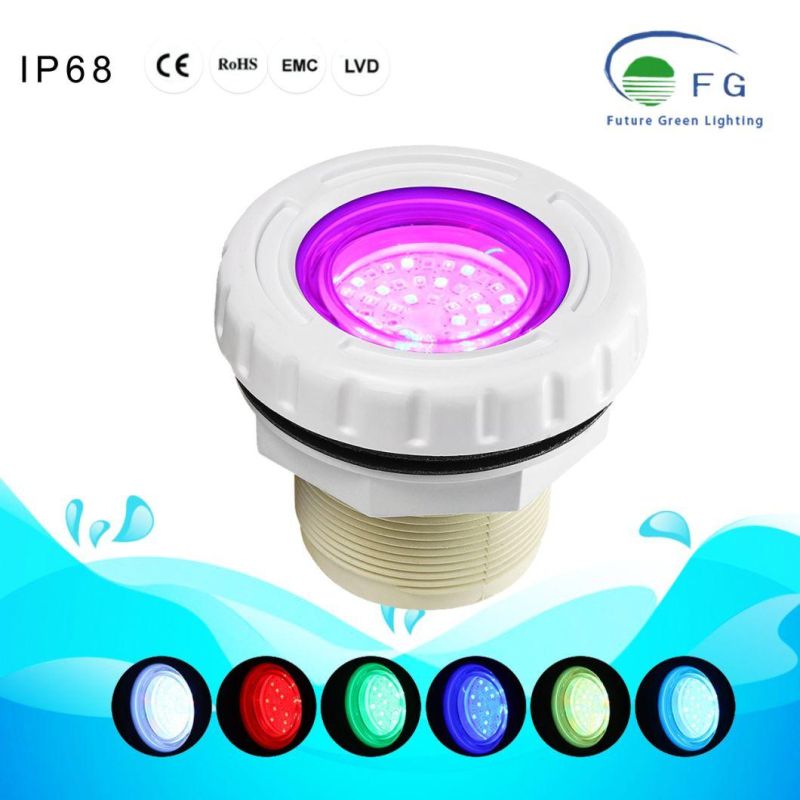 IP68 3W 9W Mini Type LED Underwater Spot Light Recessed Pool Lamp