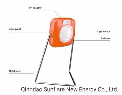 Affordable Durable Long Lifespan Solar Reading Lamp for Inddoor and Outdoor Lighting