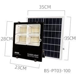 Bspro High Quality Competitive Price Solar Flood Light Energy Saving LED Solar Panel Flood Light