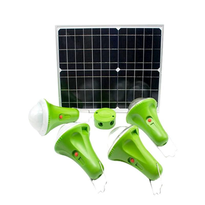 Solar Power Home DC System with LiFePO4 Battery 2 Years Warranty Can Run Light up 4 Rooms