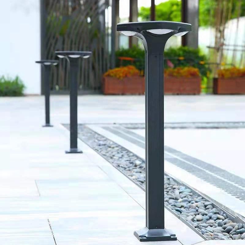 New Arrival Newsky Outdoor 5W Solar Powered Bollard Lights for Garden Lawn Pathway