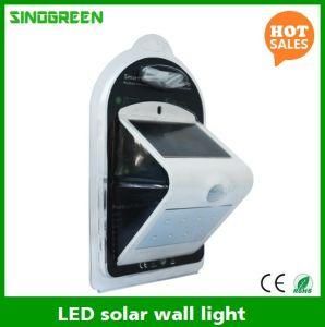LED Solar Wall Lamp Smart Solar &amp; Sensor LED Wall Light Ce RoHS
