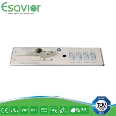80W All in One/Integrated LED Solar Street/Garden/Road Light 14400 Lumen Outdoor Light Esavior